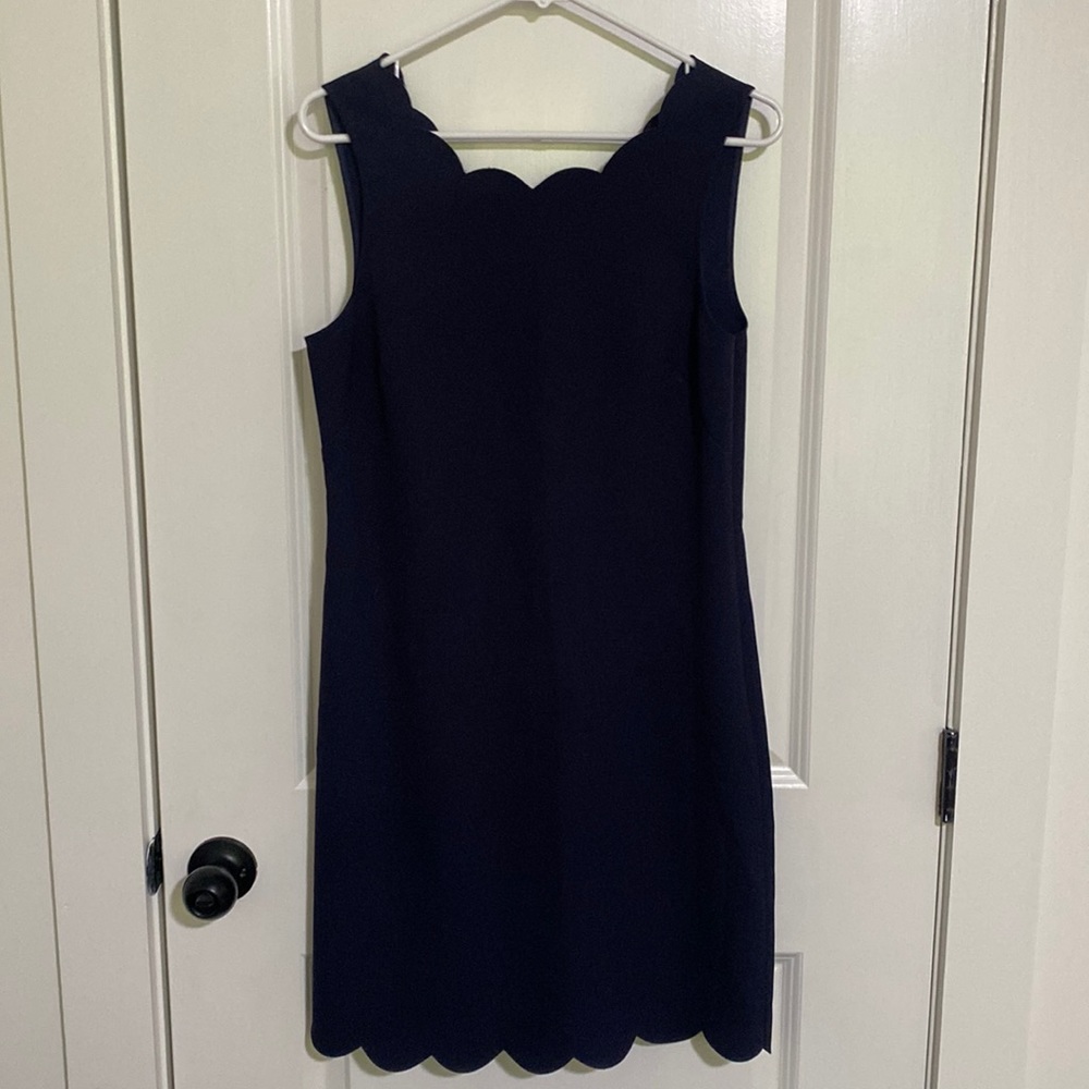 J. Crew Scalloped Shift Dress, Size 8